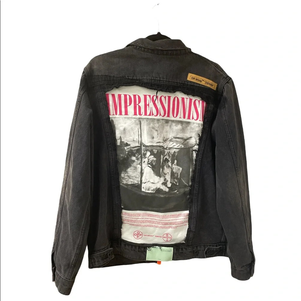Impressionism Denim Jacket - Picture 2 of 11